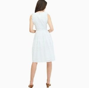 Kate Spade White Eyelet Dress Size 10